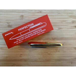 Penco Bullet Ballpoint Pen - Gold (NYT's "perfect" pen)